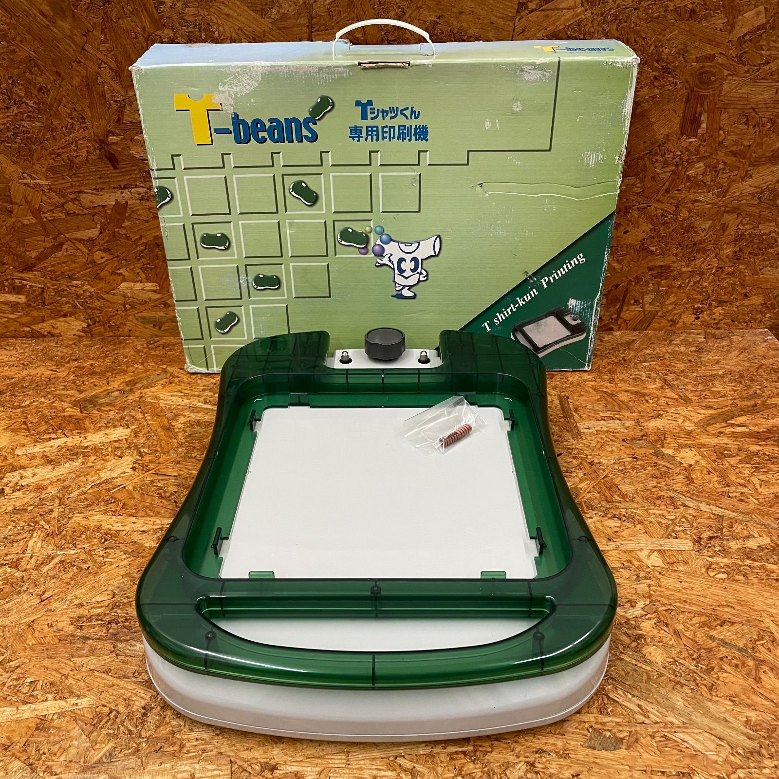 現状品 ジャンク Tシャツくん 専用印刷機 破損あり シルクスクリーン