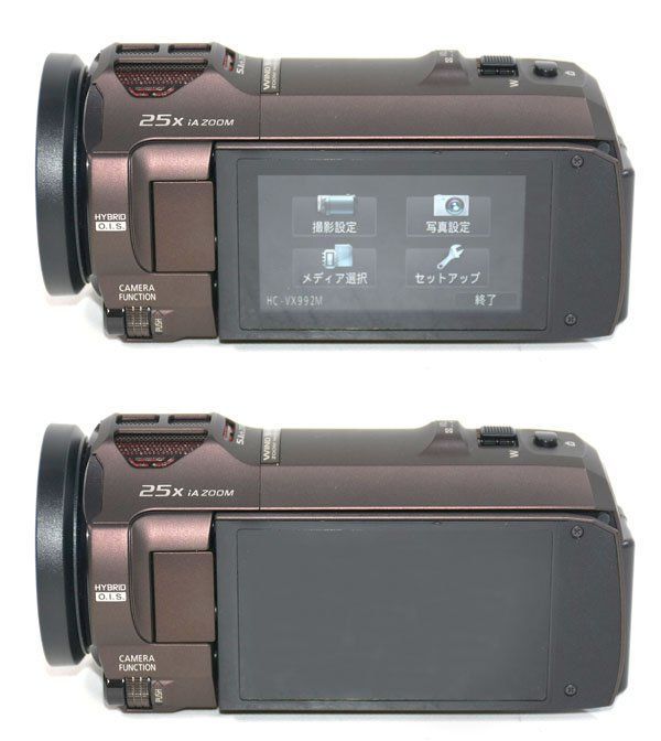 パナソニックデジタル4kビデオカメラ　HC-VX992M 中古美品 パナソニック HC-VX992MS-R [アーバンレッド] オークション比較 - 価格.com