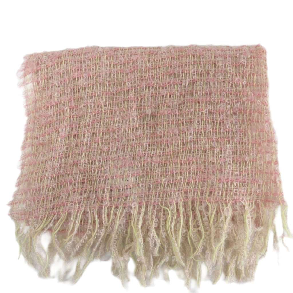 70’s Andrew Stewart モヘアマフラー 配色◎ Andrew Stewart アンドリュースチュワート マフラー ストール モヘア