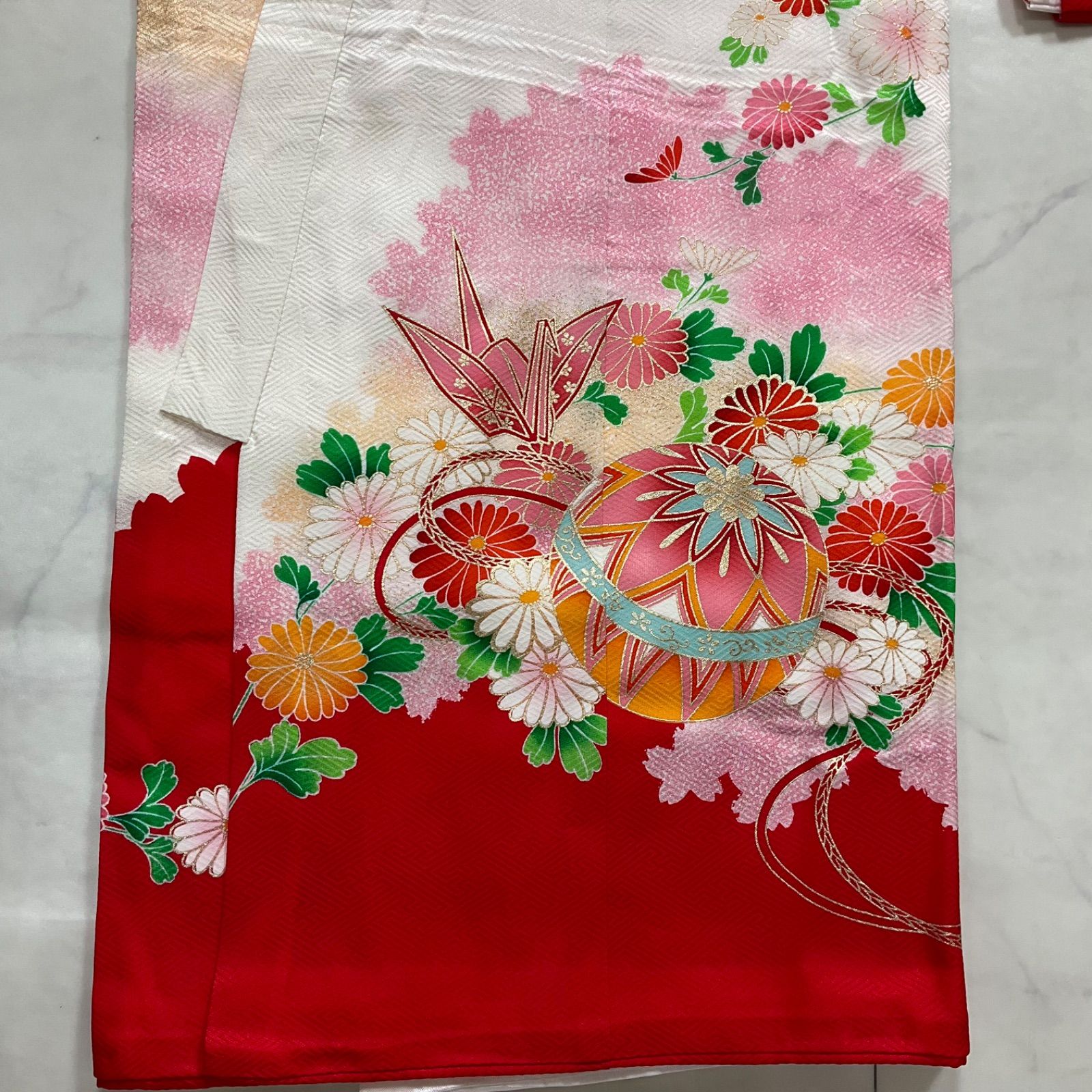 ◇kimono+one◇美品◇産着◇お宮参り◇正絹◇長襦袢付き◇七五三