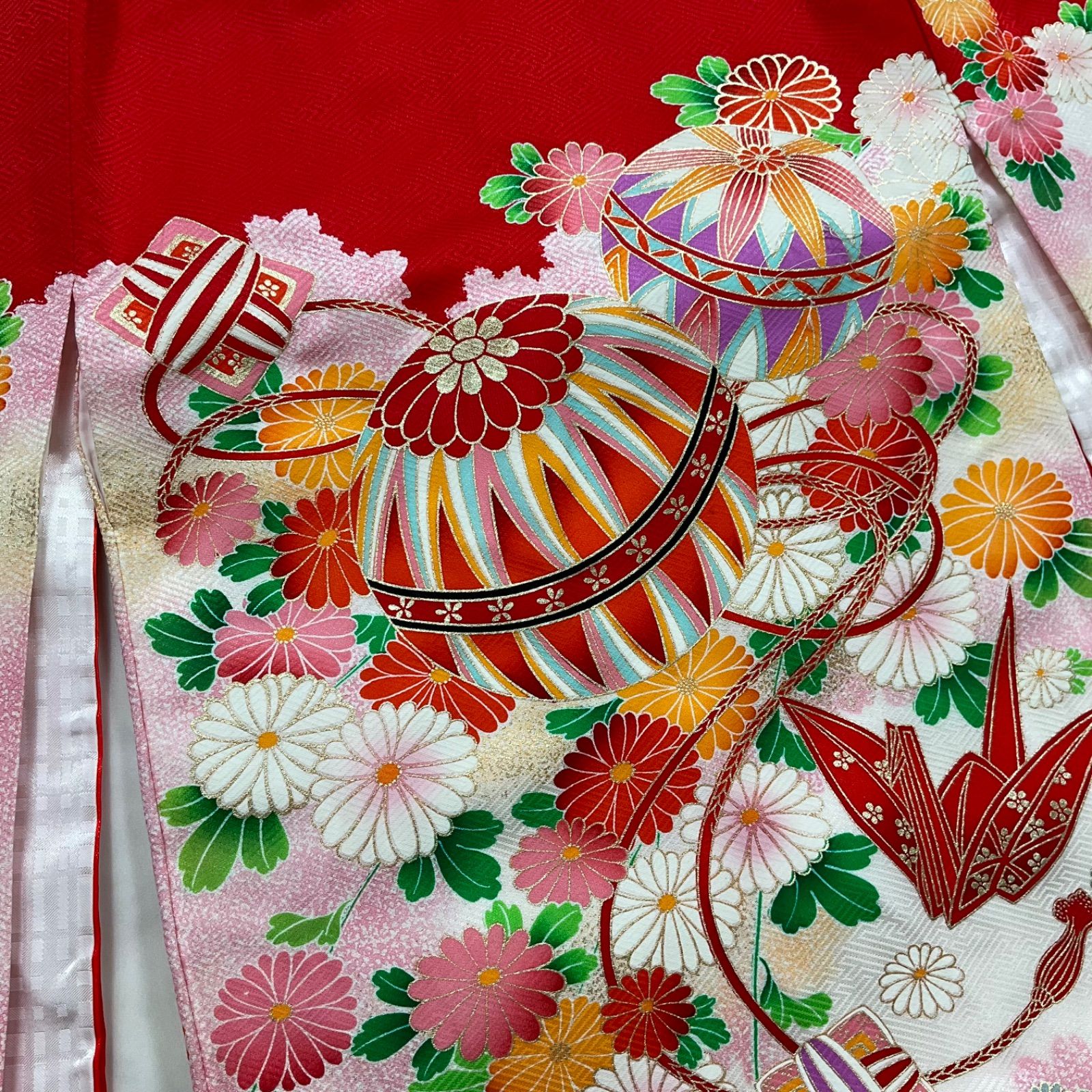 ◇kimono+one◇美品◇産着◇お宮参り◇正絹◇長襦袢付き◇七五三
