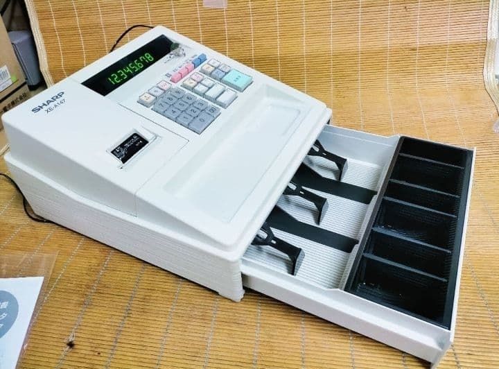 シャープレジスター XE-A147 PC連携売上管理フル設定無料 111662