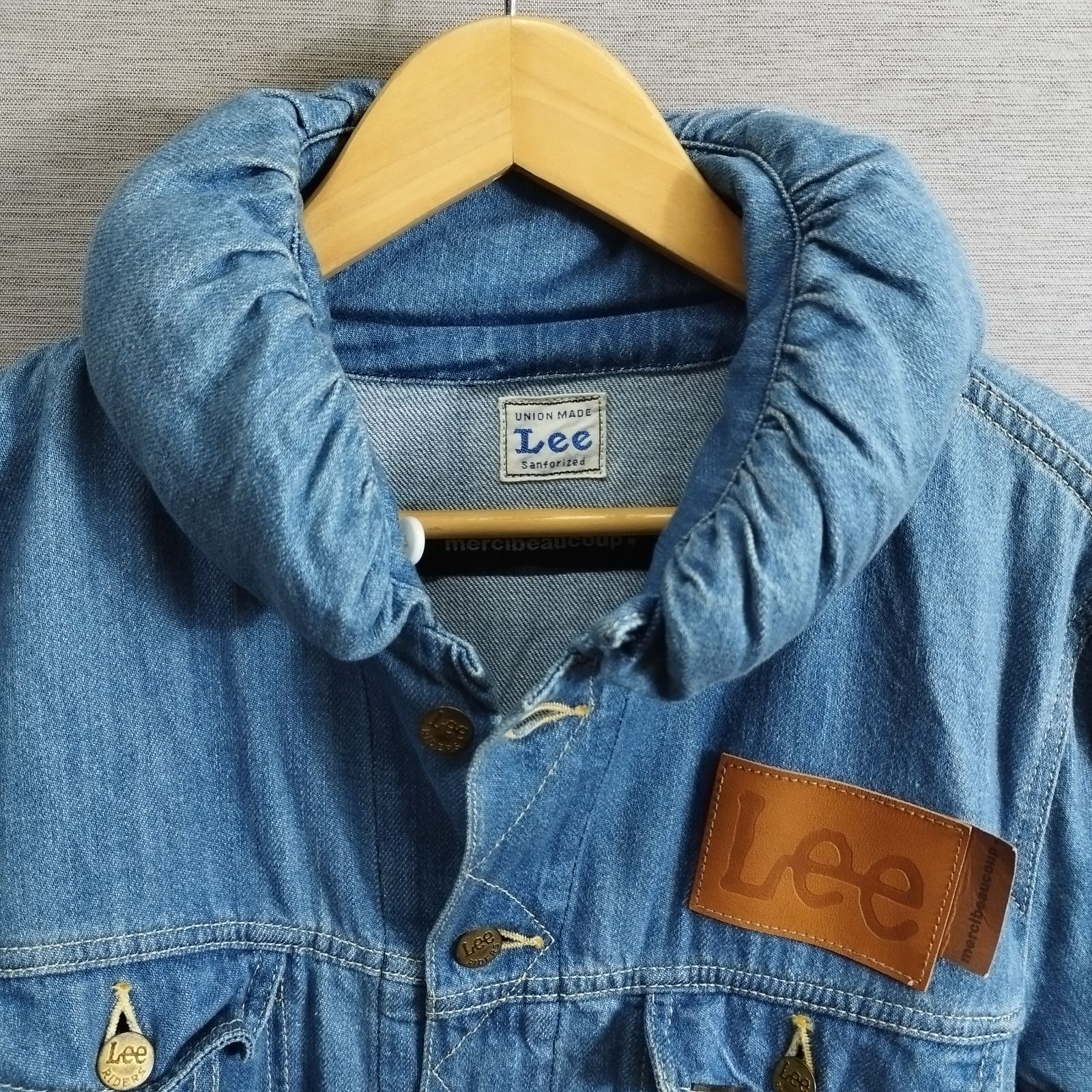 mercibeaucoup, × Lee メルシーボークー リー コラボ デニム ブルゾン