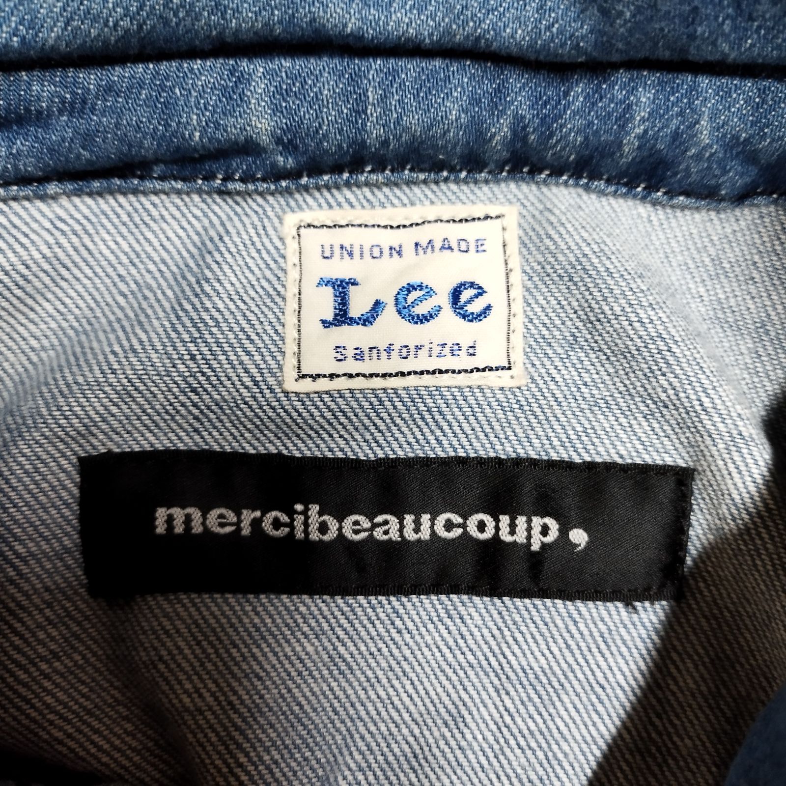 mercibeaucoup, × Lee メルシーボークー リー コラボ デニム ブルゾン