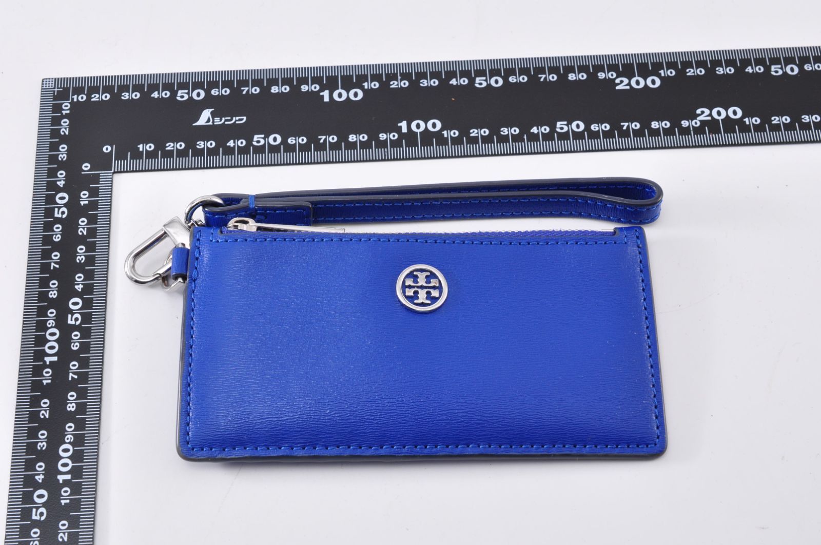 Tory Burch トリーバーチ フラグメントケース Leather レザー 革 Blue 