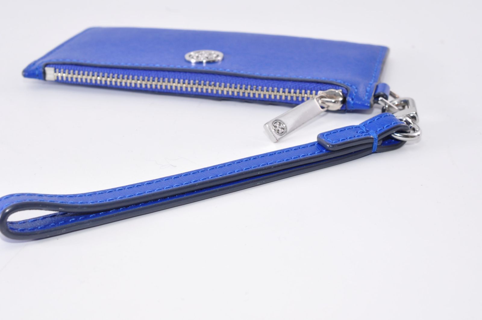 Tory Burch トリーバーチ フラグメントケース Leather レザー 革 Blue 