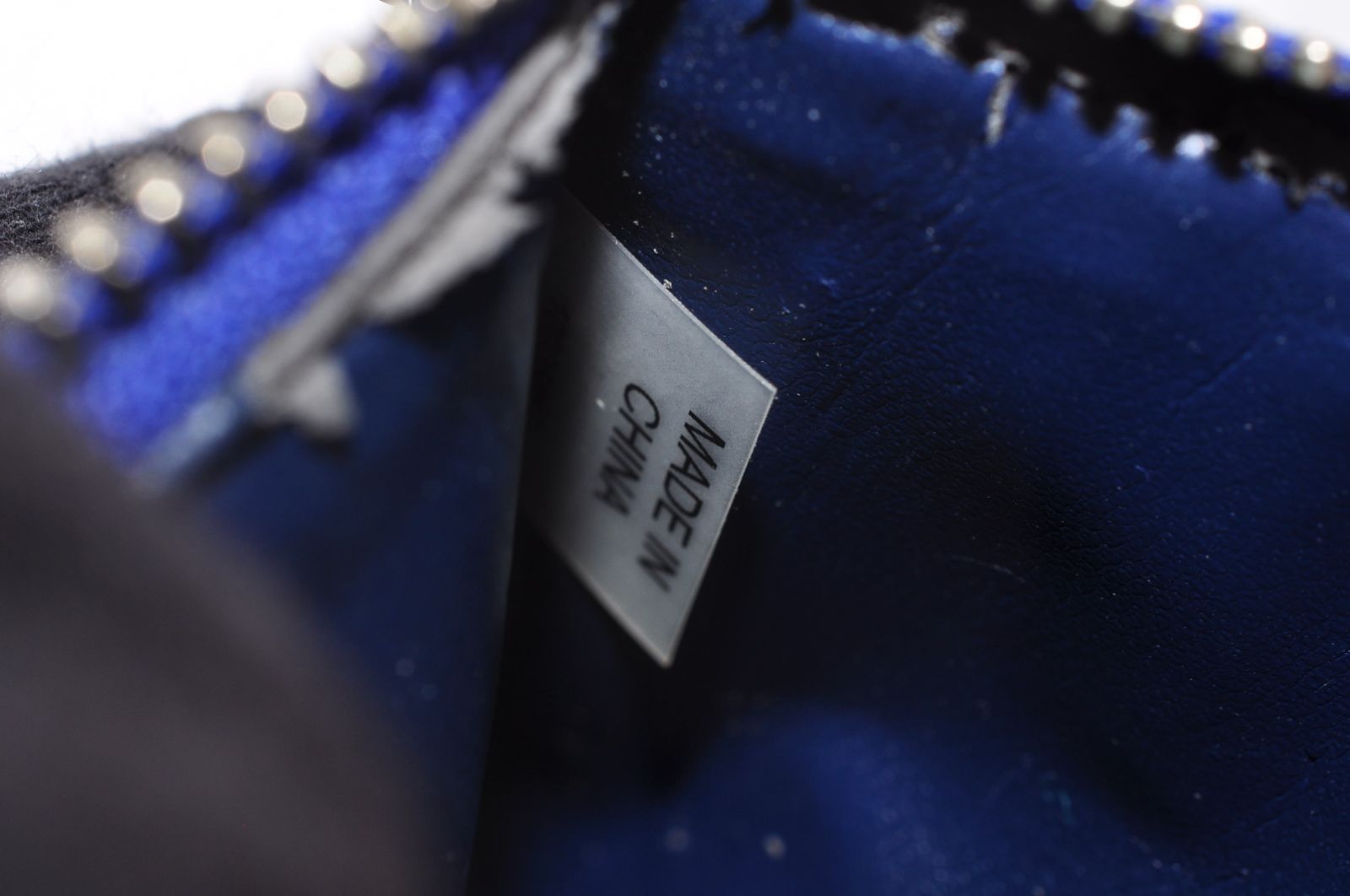 Tory Burch トリーバーチ フラグメントケース Leather レザー 革 Blue 