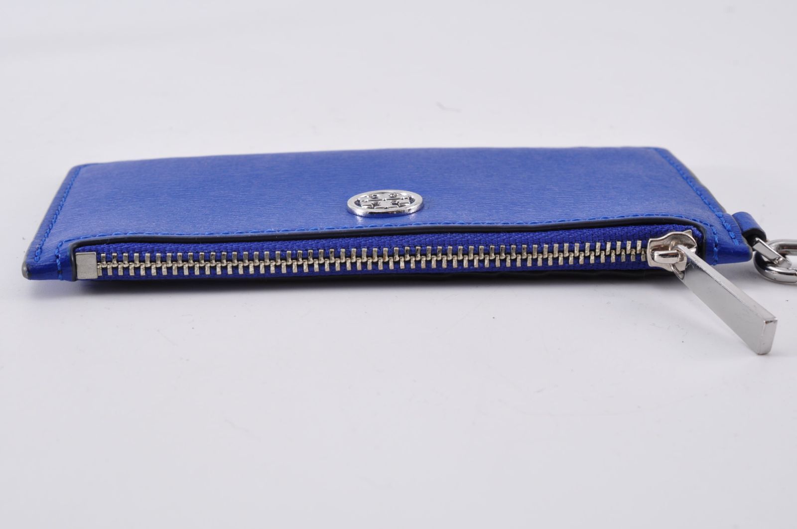Tory Burch トリーバーチ フラグメントケース Leather レザー 革 Blue 