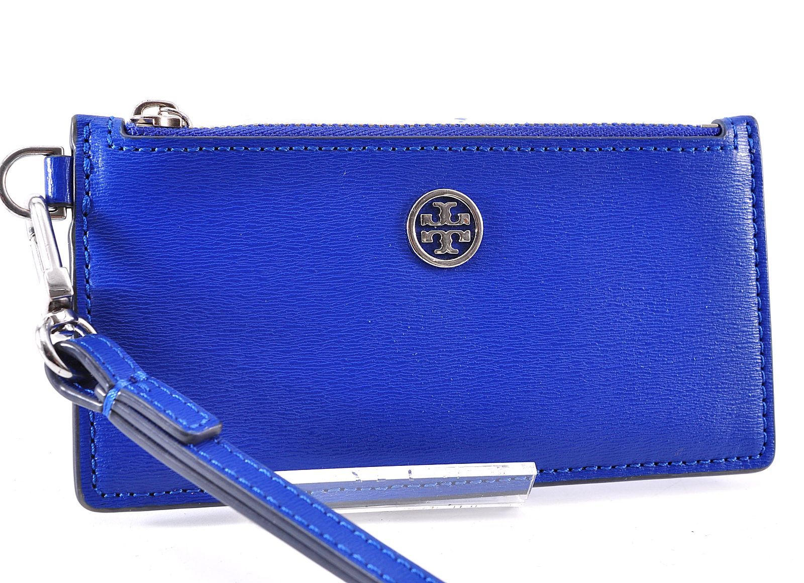 Tory Burch トリーバーチ フラグメントケース Leather レザー 革 Blue 