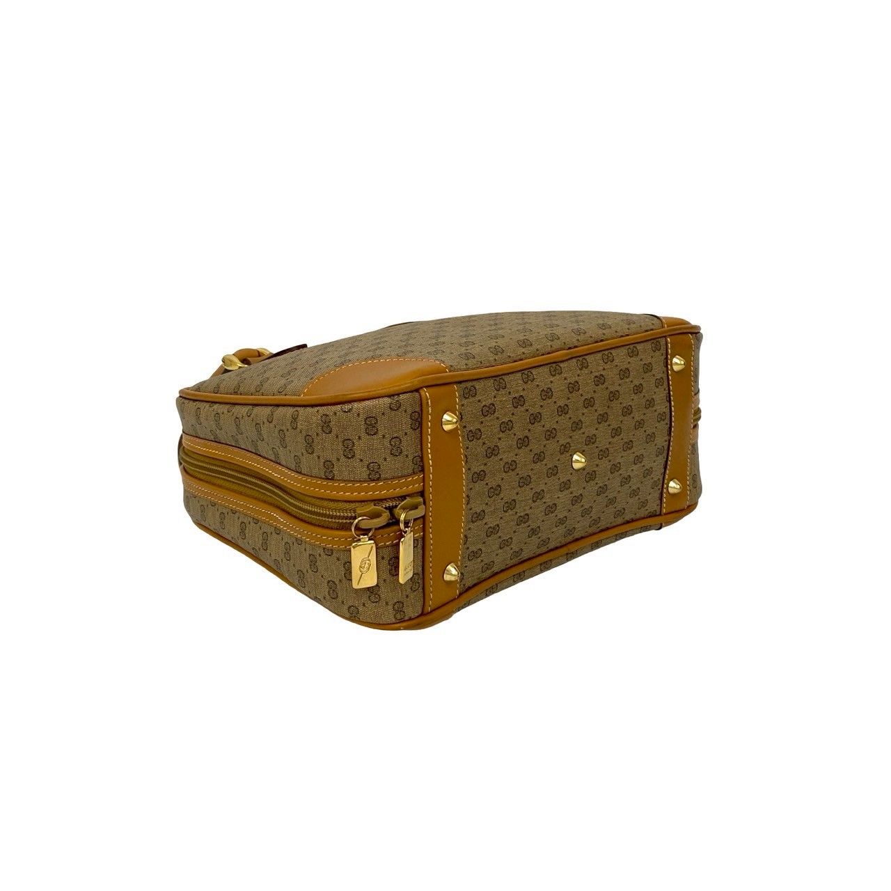 極 美品 GUCCI グッチ オールドグッチ ヴィンテージ マイクロGG ロゴ