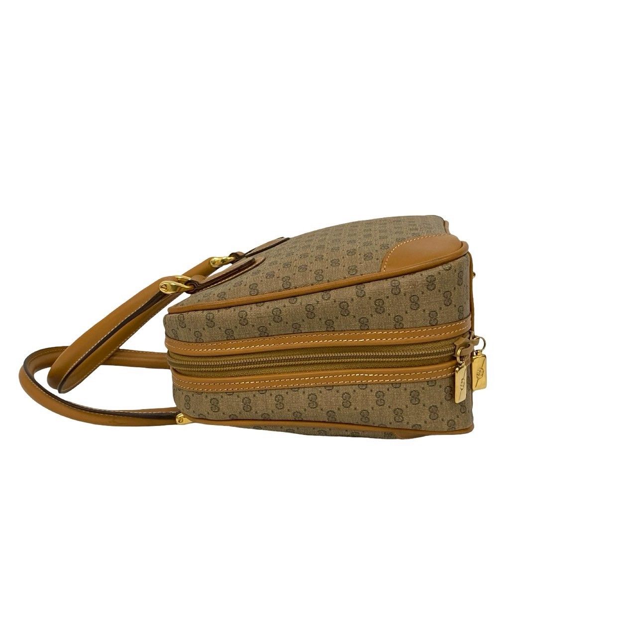 極 美品 GUCCI グッチ オールドグッチ ヴィンテージ マイクロGG ロゴ