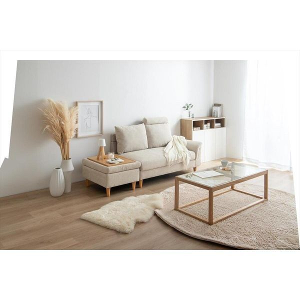 テーブルになるオットマン シンプル