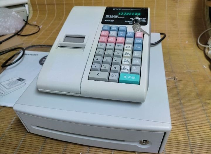 シャープレジスター XE-A20 店名設定無料ロゴ可能機種 389120 - メルカリ