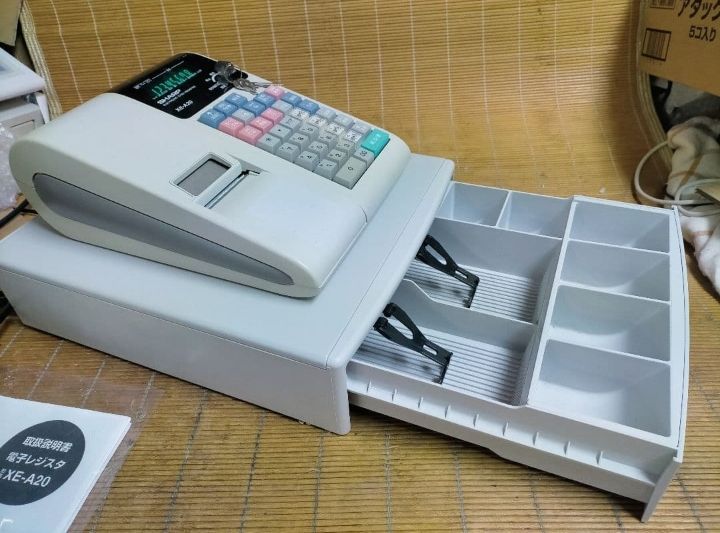 シャープレジスター XE-A20 店名設定無料ロゴ可能機種 389120 - メルカリ