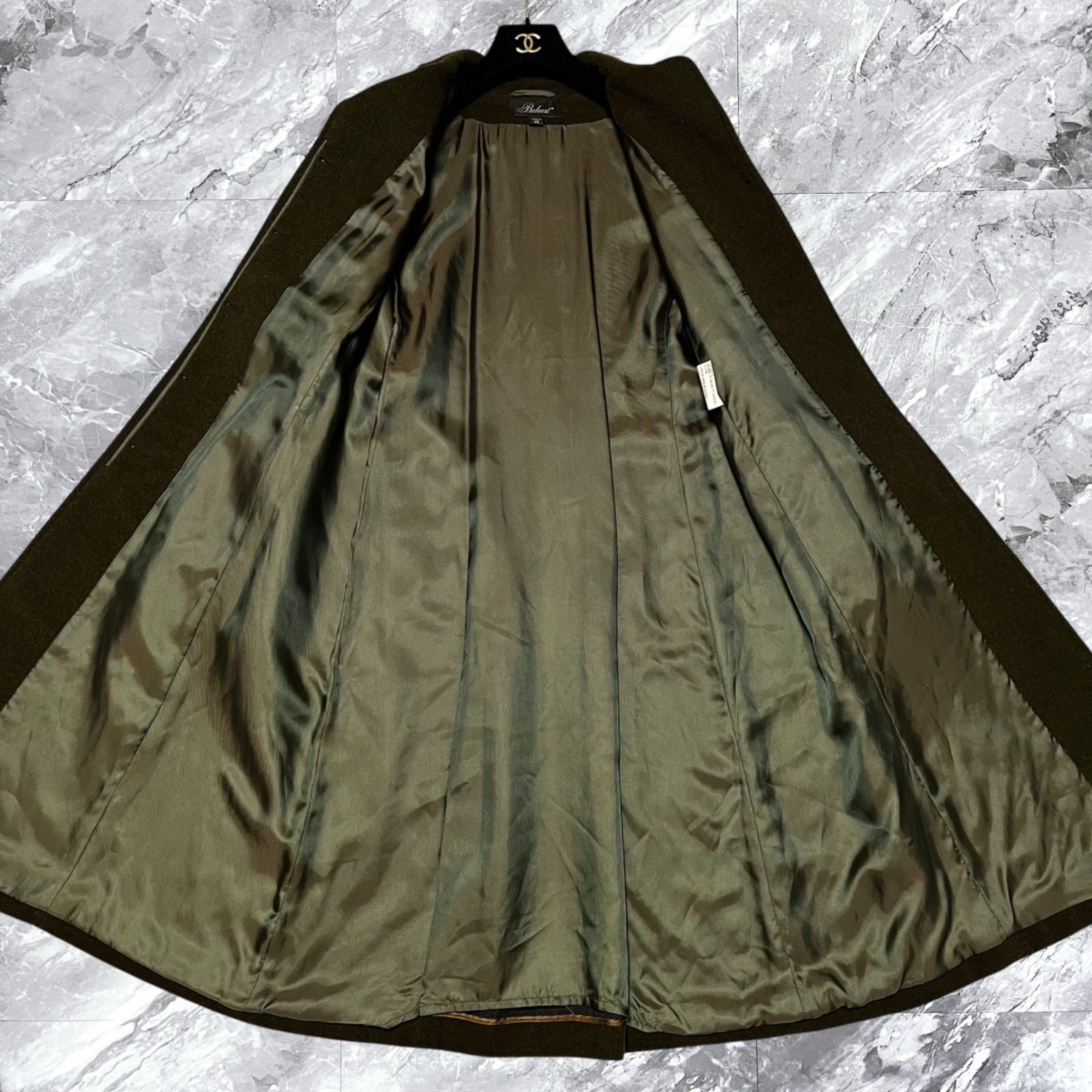 Belvest ベルベスト チェスターコート ロングコート ウール カシミヤ混