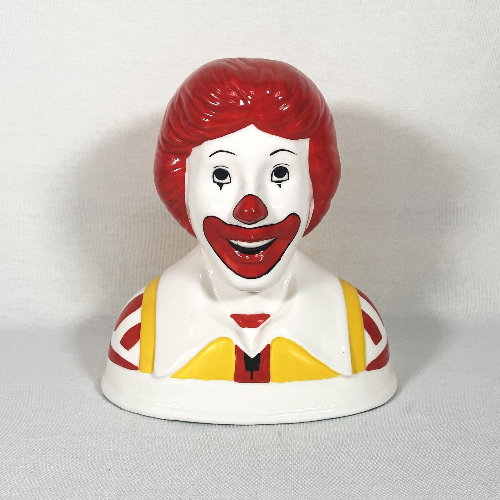 90s McDonald's Ronald Coin Bank マクドナルド コインバンク 陶器製
