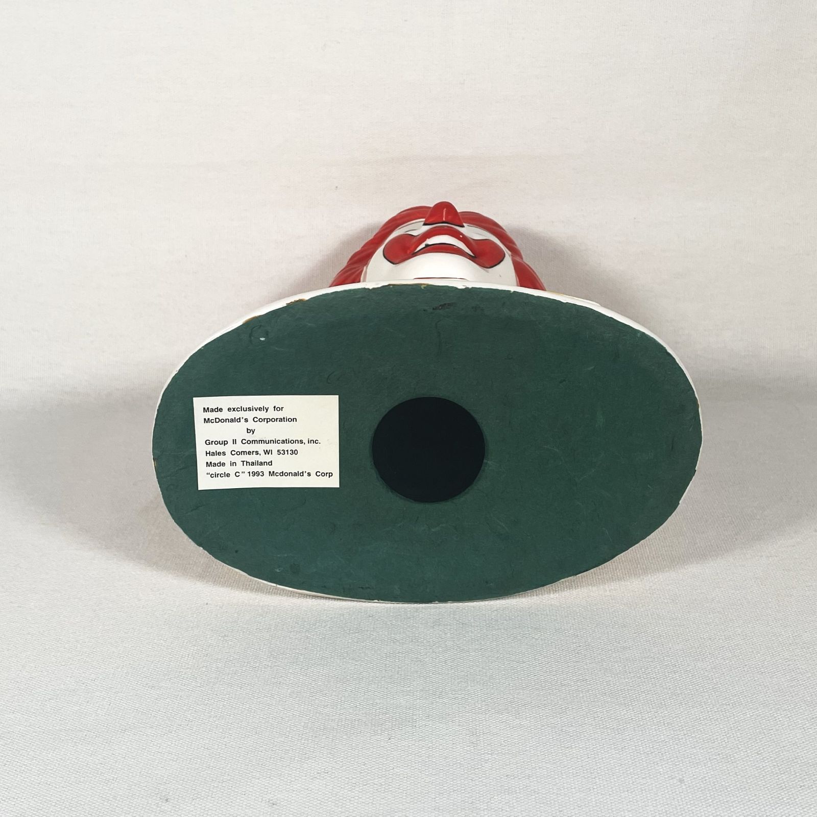 90s McDonald's Ronald Coin Bank マクドナルド コインバンク 陶器製