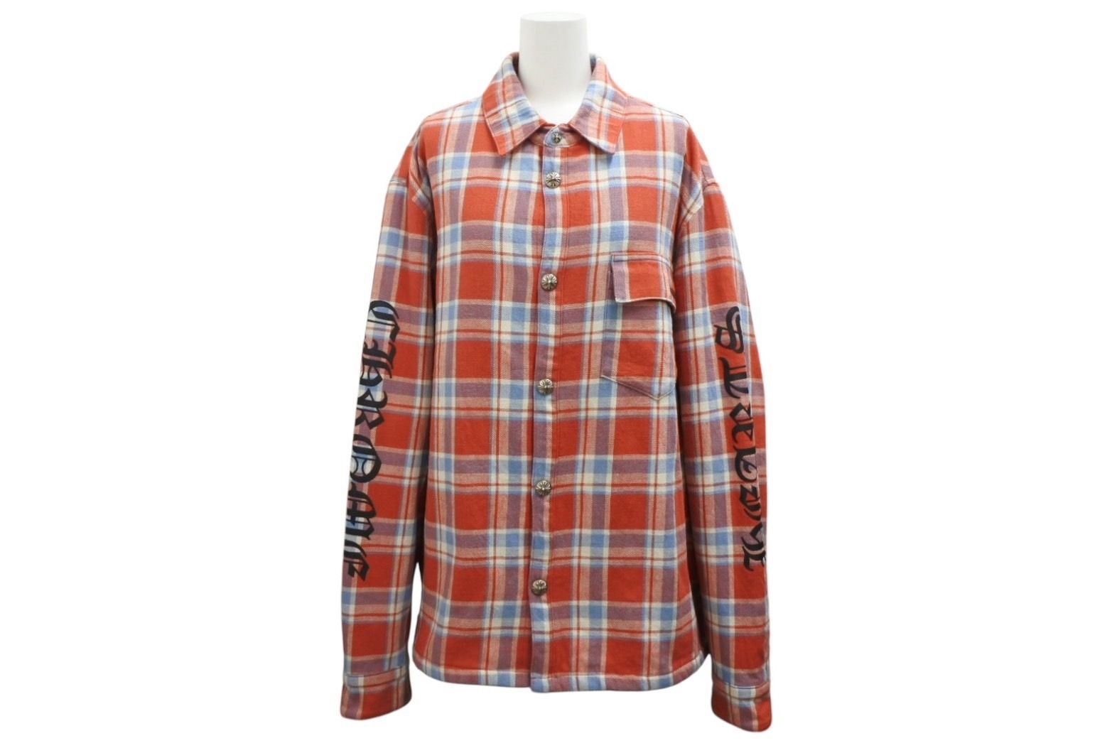 極美品 CHROME HEARTS クロムハーツ WORKN JNKYD PLD シャツジャケット  