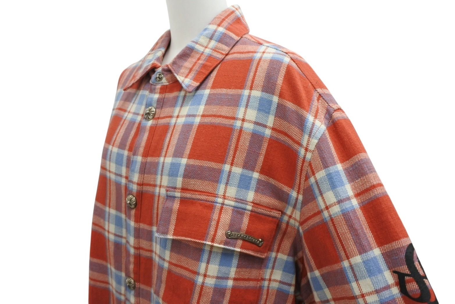 極美品 CHROME HEARTS クロムハーツ WORKN JNKYD PLD シャツジャケット  