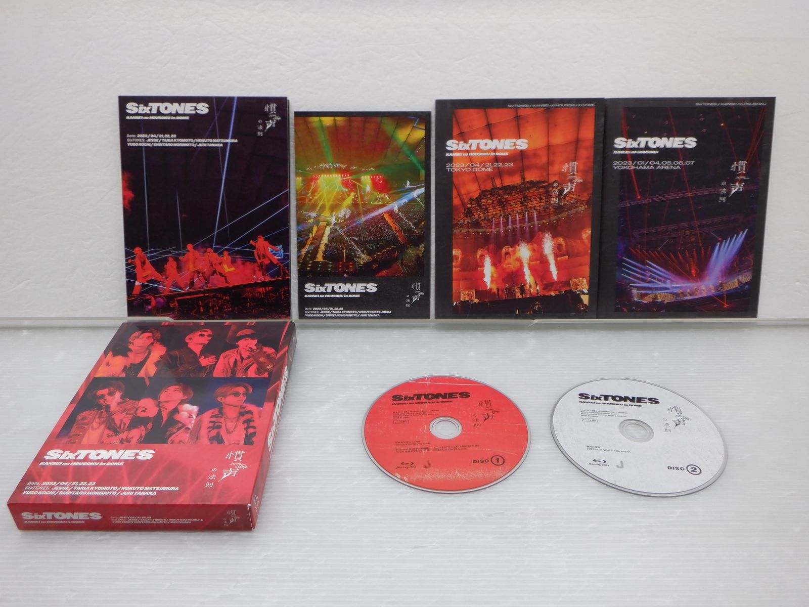 SixTONES Blu-ray 慣声の法則 In DOME 初回盤(三方背デジパック仕様