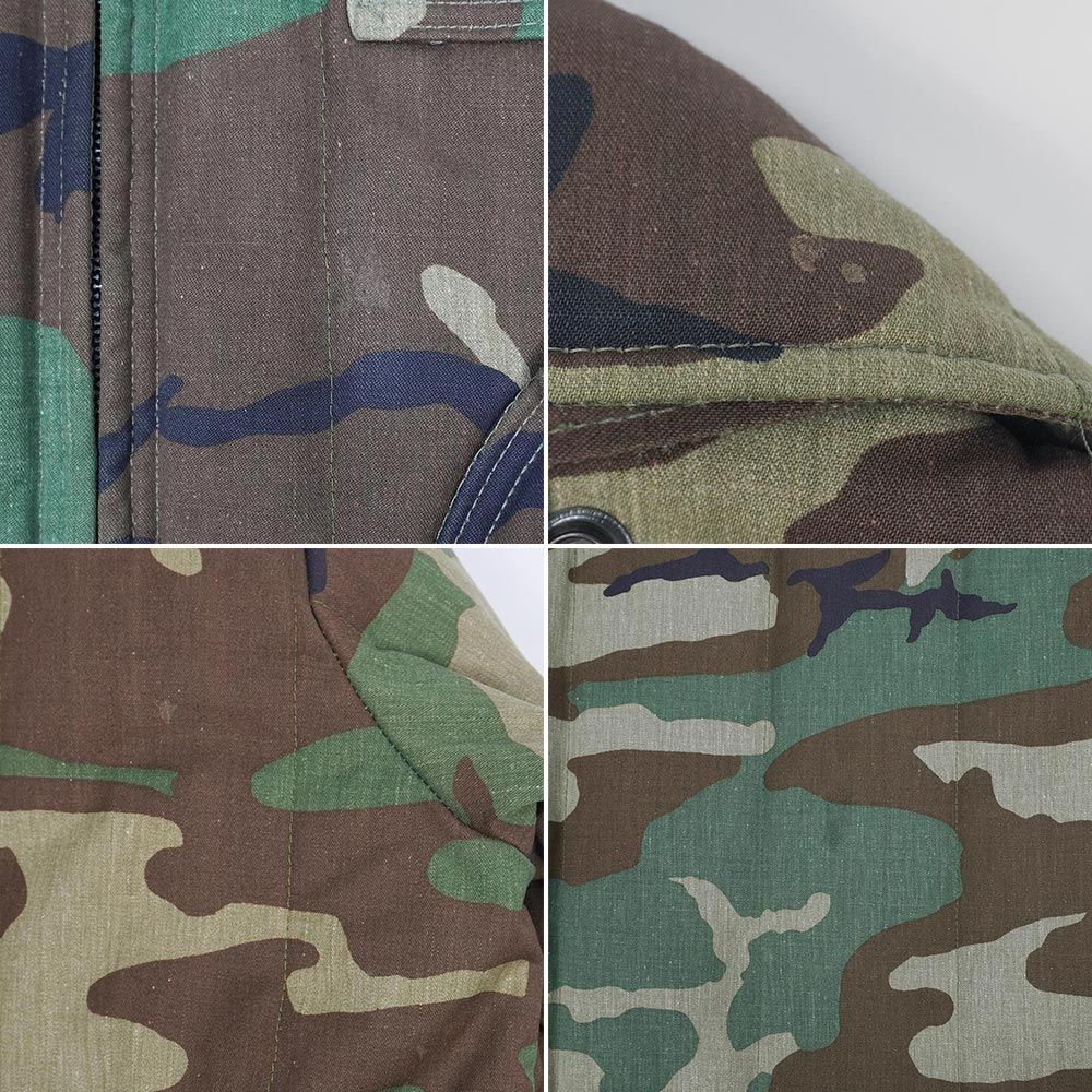 SAFTBAK 80s 80年代 パデット ハンティングジャケット 未洗い ノン