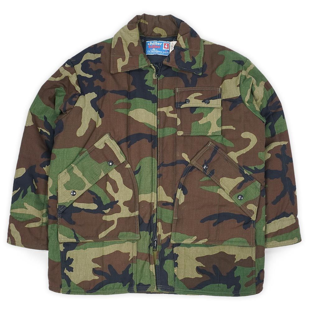 SAFTBAK 80s 80年代 パデット ハンティングジャケット 未洗い ノン