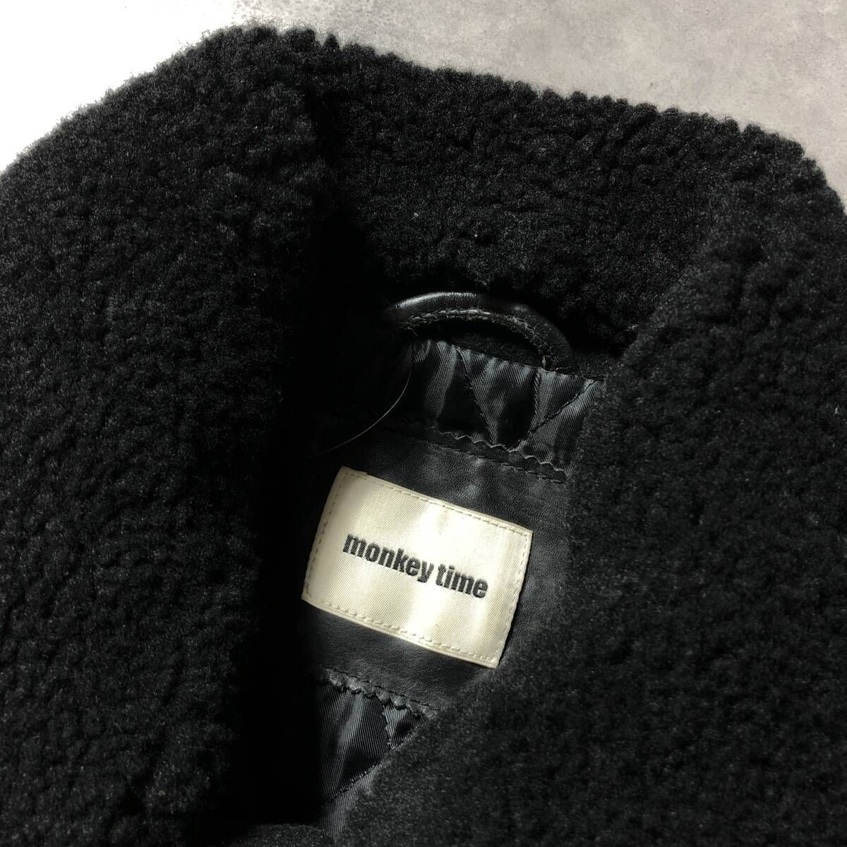 GQ4655◇MONKEY TIME：スタジアムジャケット◇XL◇ブラック系