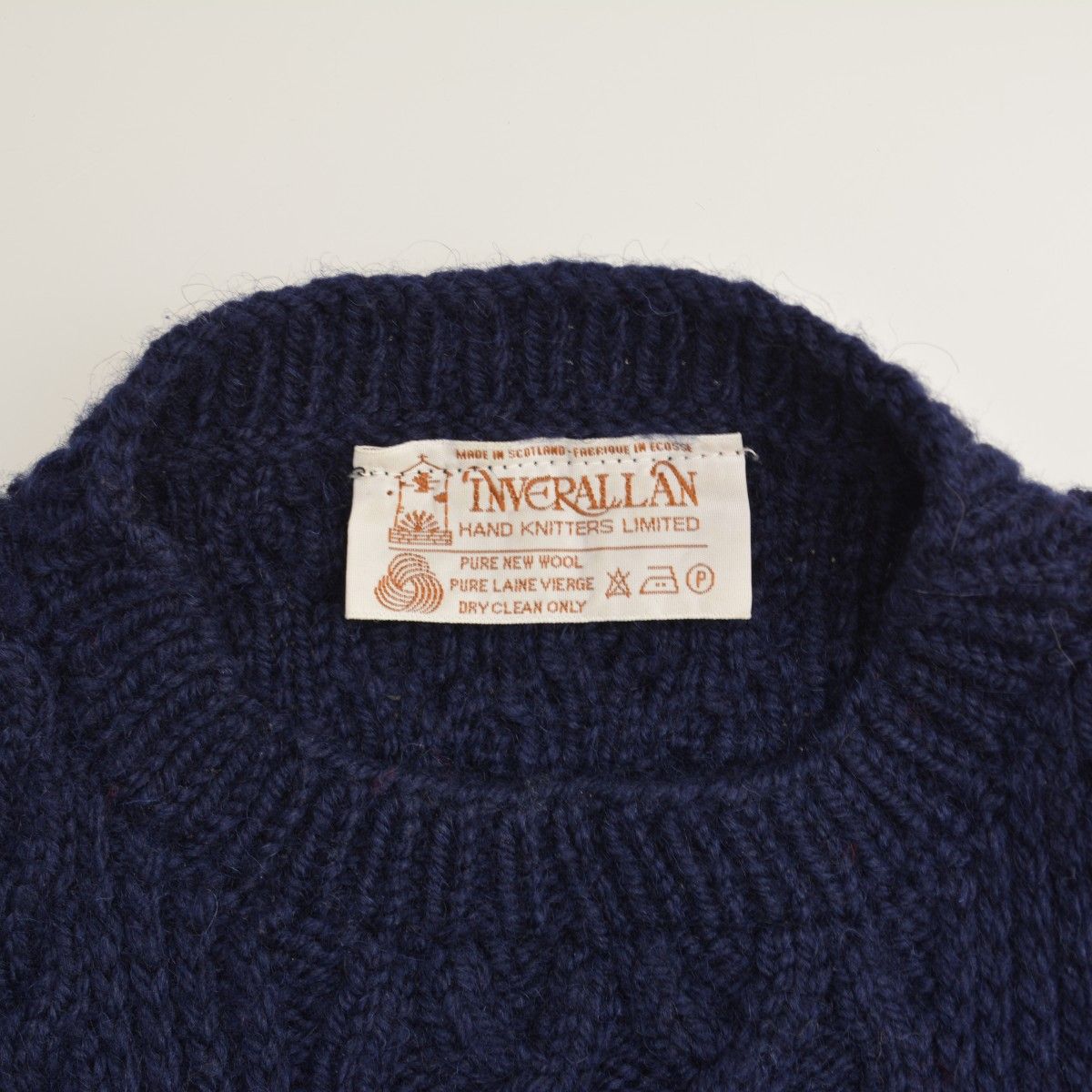 INVERALLAN】ウールアラン フィッシャーマンニットベスト - メルカリ