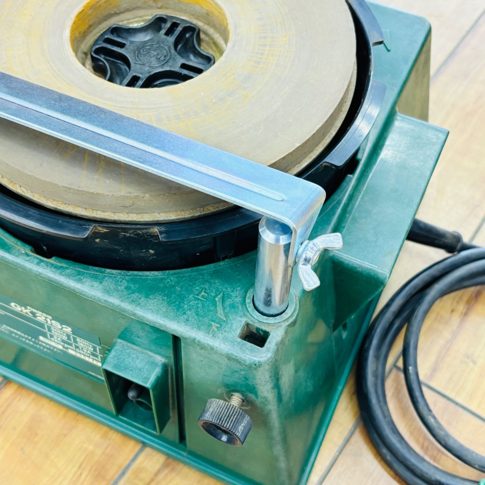 動作良好 HIKOKI 日立 205 mm 刃物研磨機 GK 21 S 2 給水カップ ツールレスト