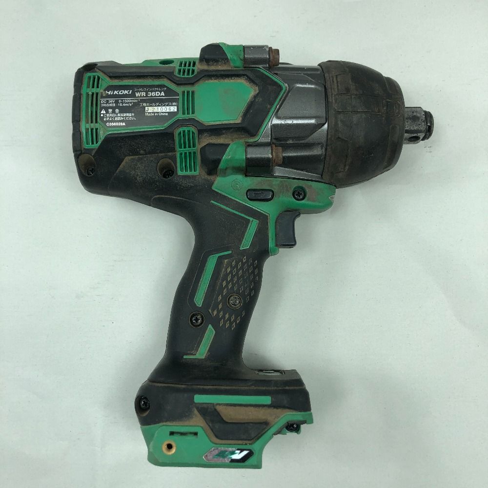 HiKOKI ハイコーキ 締め付け工具 インパクトレンチ 本体のみ コードレス式 WR 36 DA グリーン