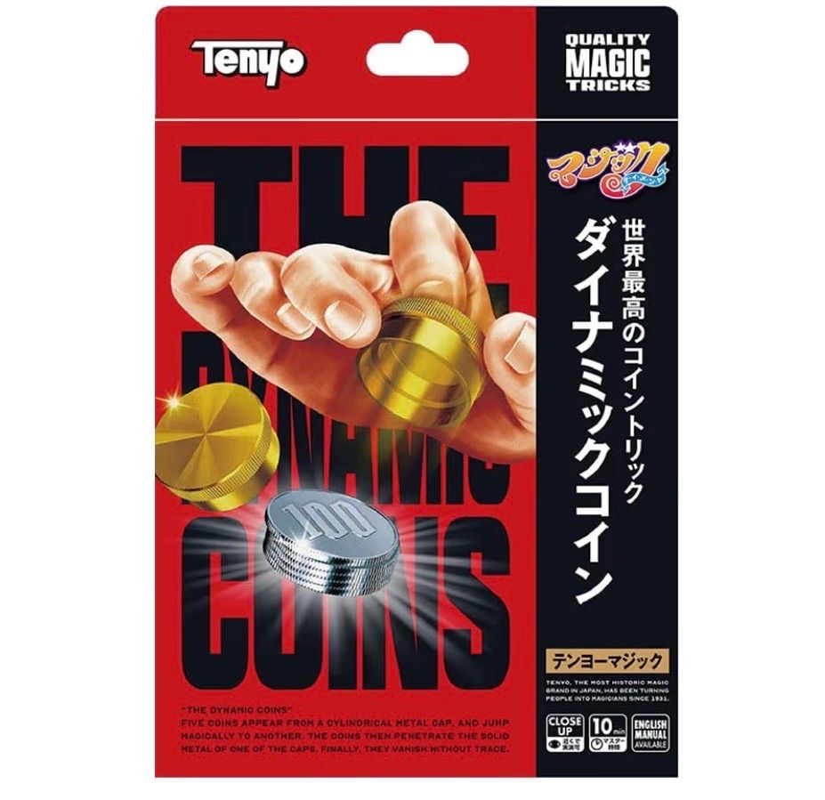 公式取扱品・在庫あり】テンヨー ダイナミックコイン｜手品 マジックグッズ｜初心者OK・コイン消失トリック - メルカリ