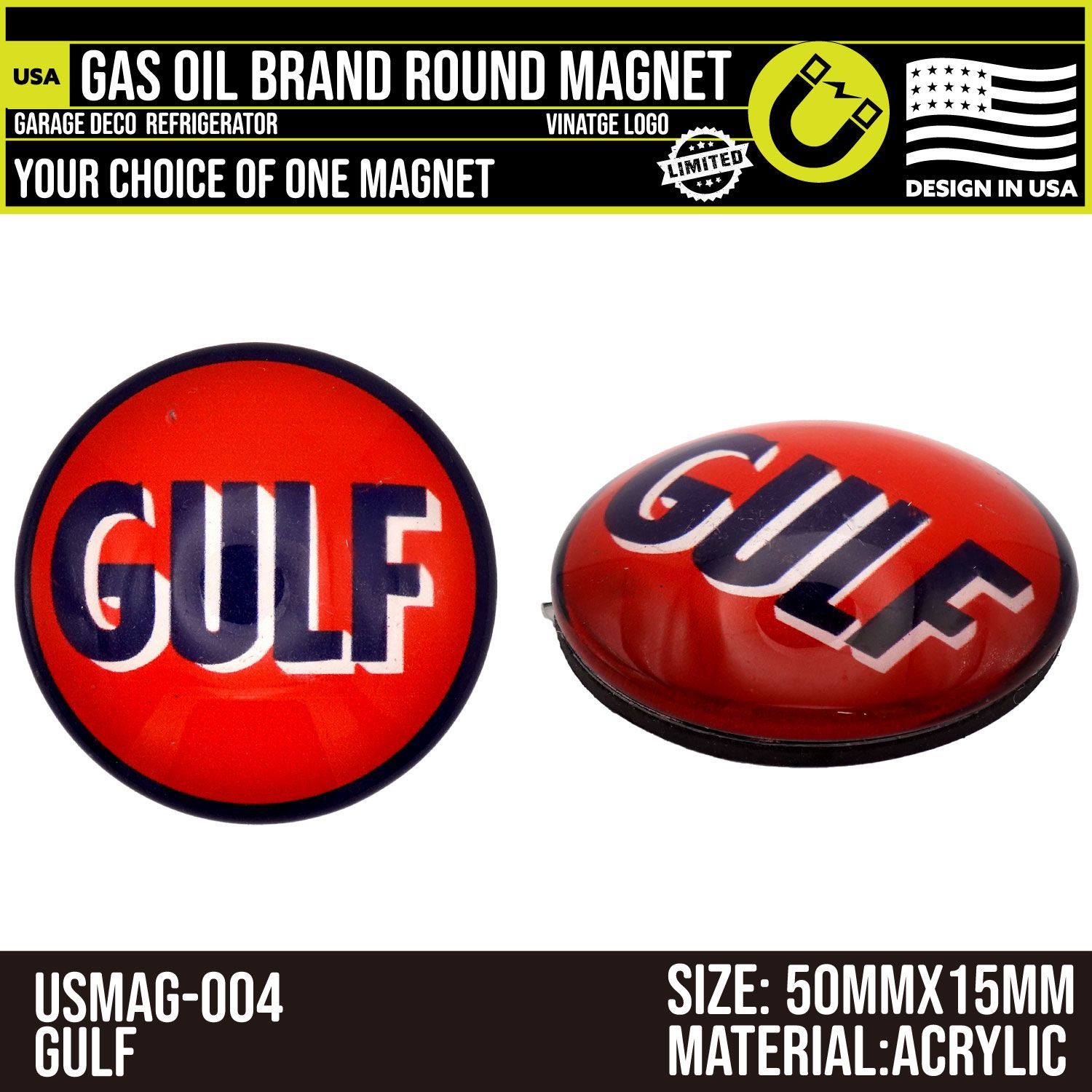 7個セット USA アメリカ ガソリン オイル レトロロゴ ビンテージ