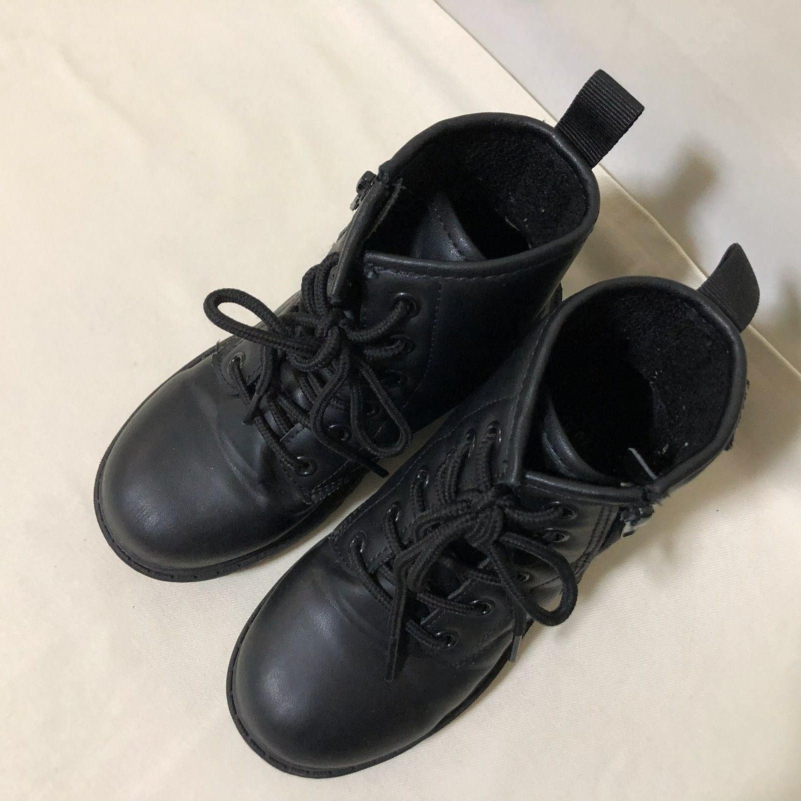 D719 Hawkins ホーキンス ブラック ショートブーツ 黒 20cm キッズ