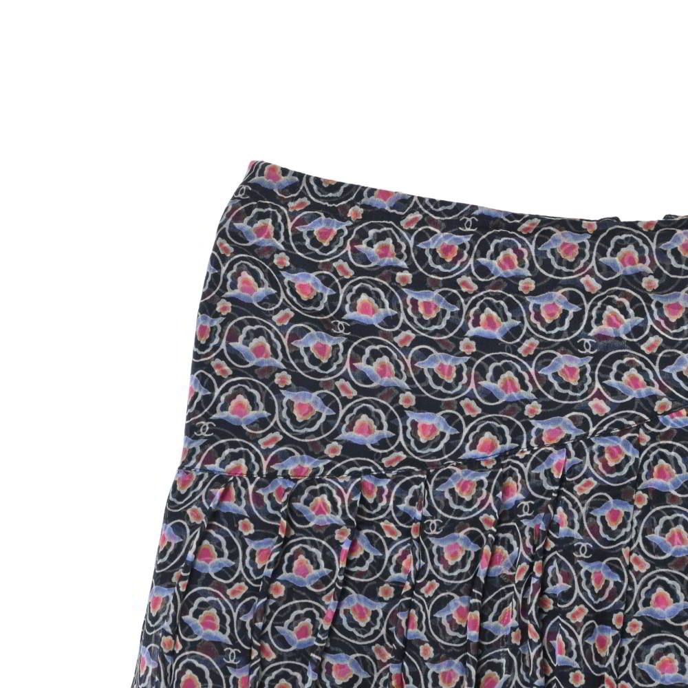 CHANEL 04P P23756 シルク ココマーク スカート - メルカリ