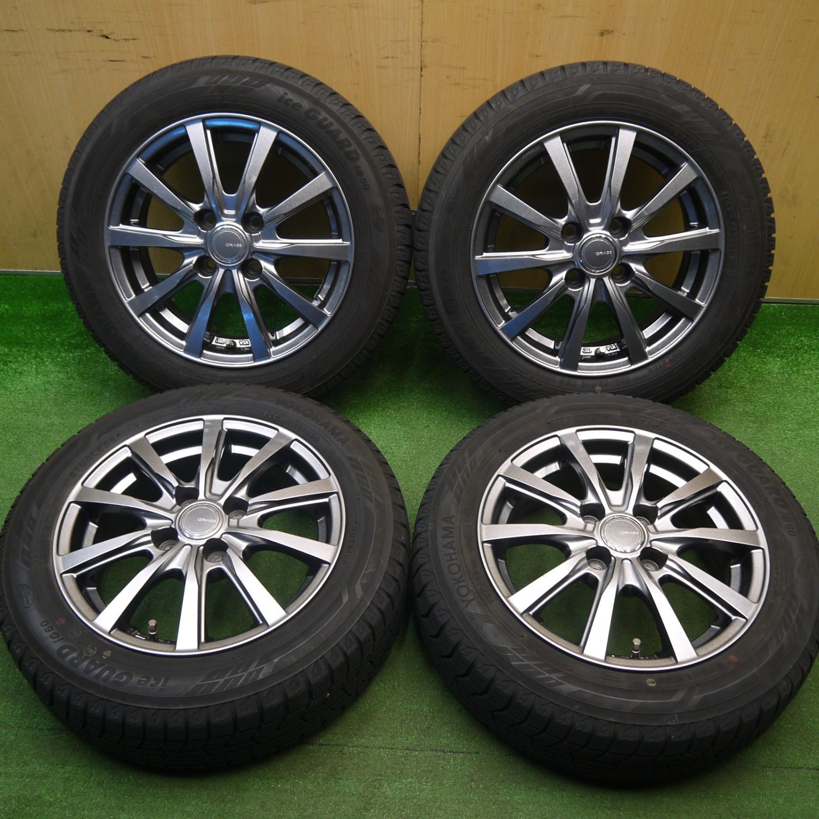 バリ溝！9.5分☆スタッドレス 165/65R14 ヨコハマ アイスガード iG60