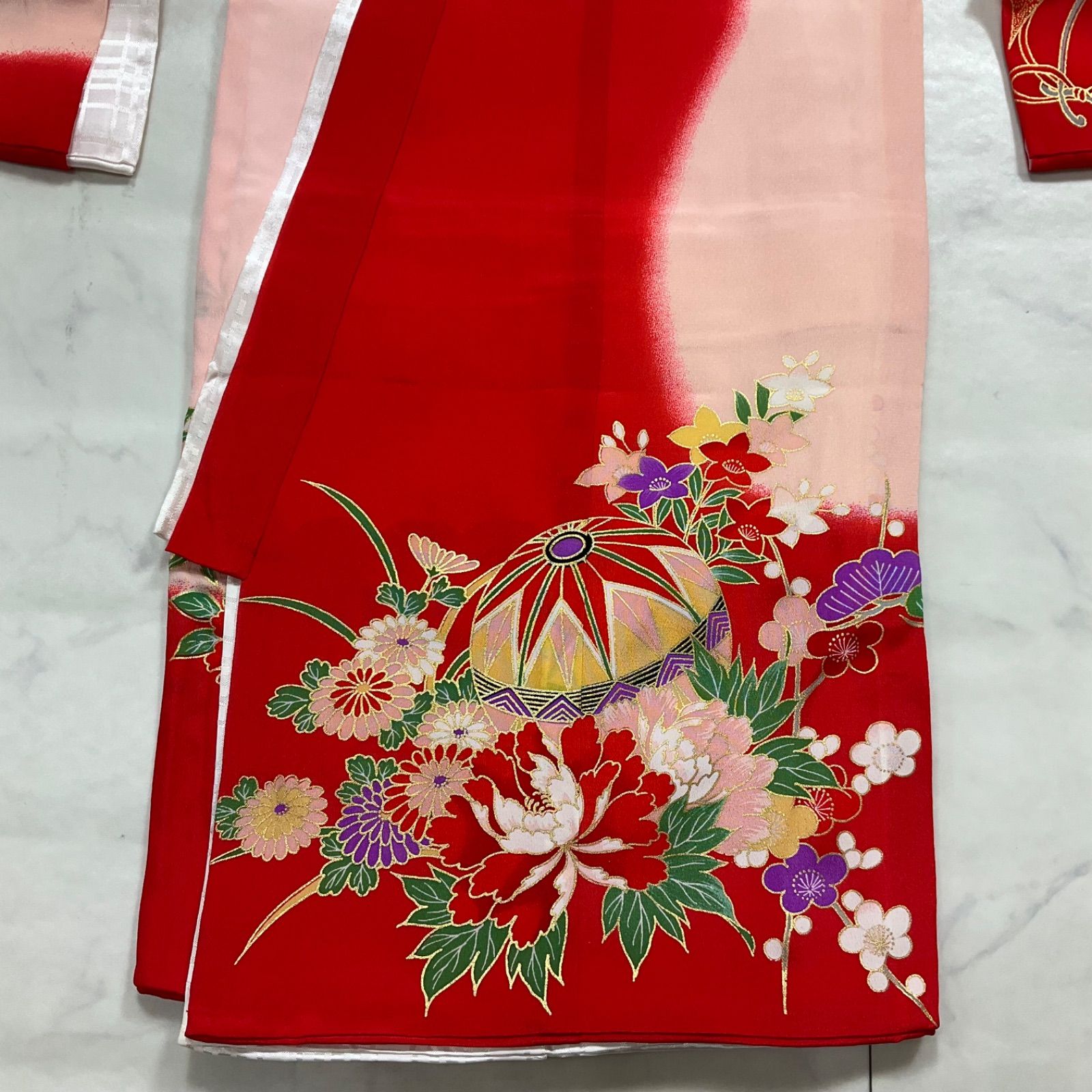 ◇kimono+one◇美品◇産着◇お宮参り◇正絹◇長襦袢付き◇七五三