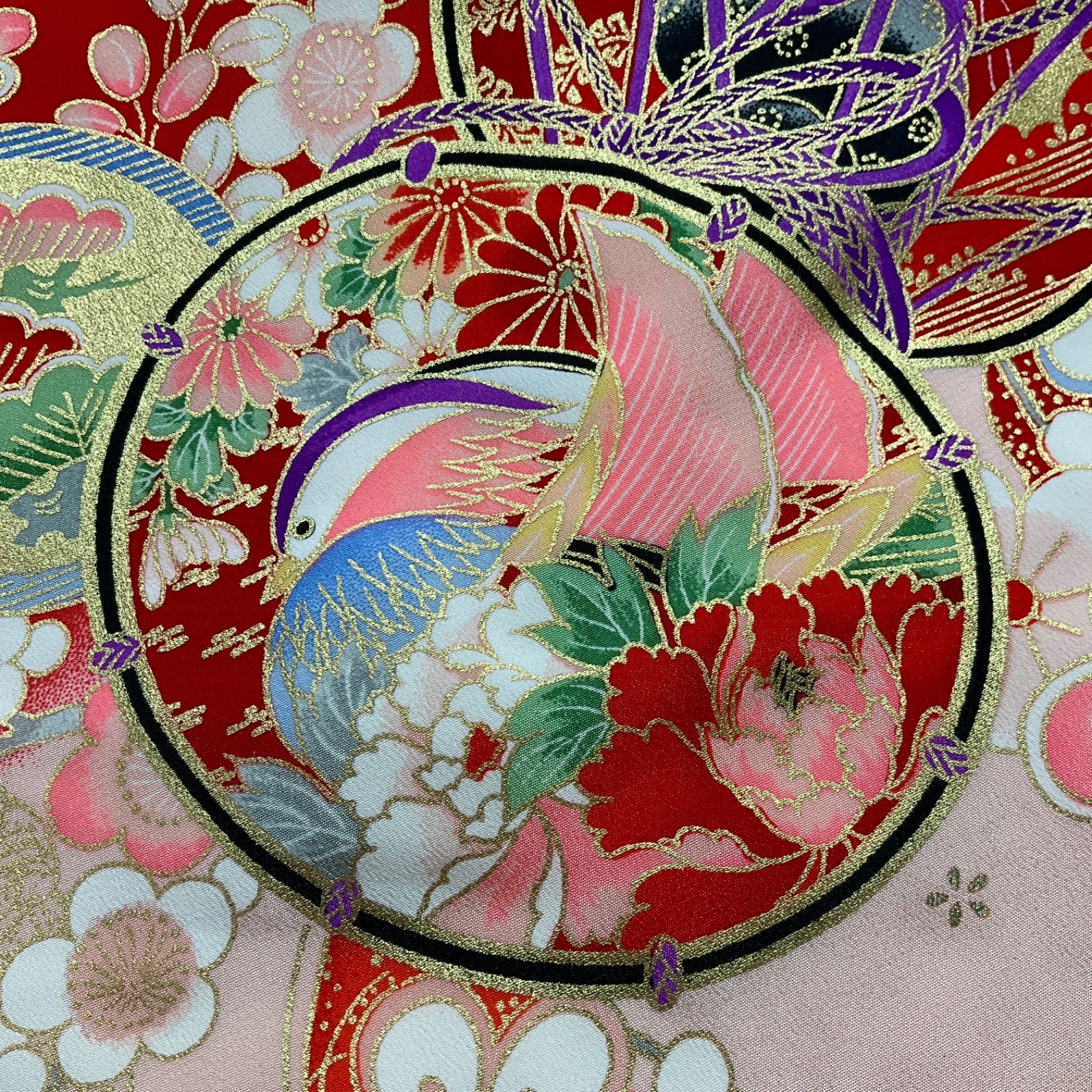 ◇kimono+one◇美品◇産着◇お宮参り◇正絹◇長襦袢付き◇七五三 