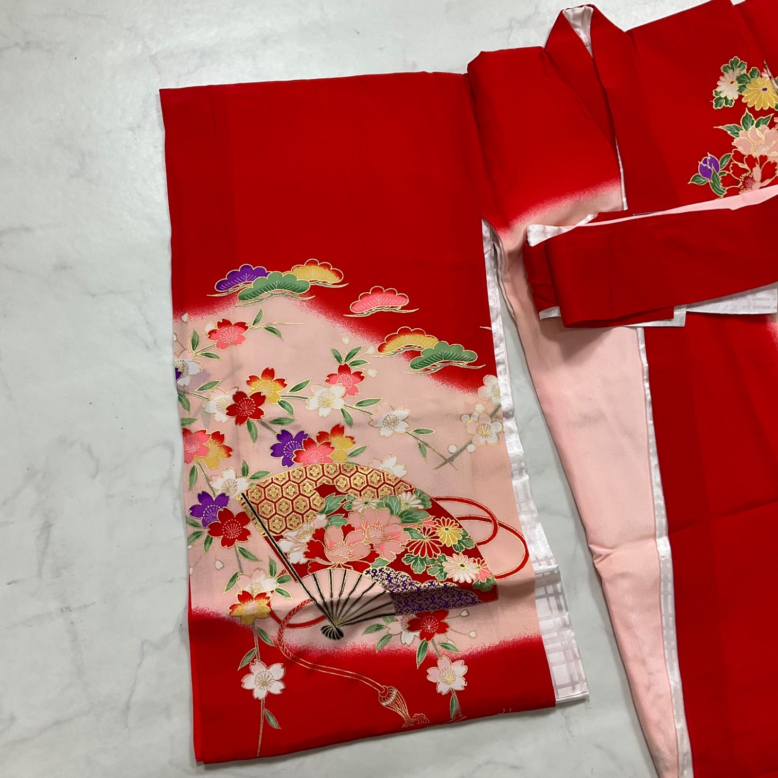 ◇kimono+one◇美品◇産着◇お宮参り◇正絹◇長襦袢付き◇七五三 ◇kimono+one◇美品◇産着◇お宮参り◇正絹◇長襦袢付き◇七五三