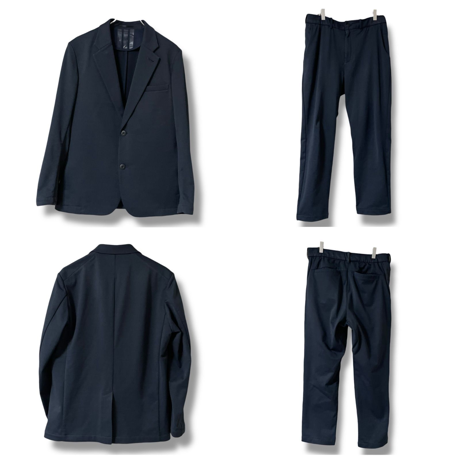 adidas アディダス ネイビー メンズ スーツ カジュアルスーツ