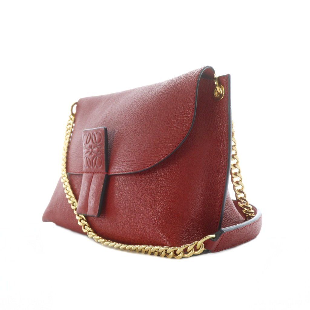 ロエベ　レザーケース 赤 エンボスロゴ ロエベ レザーケース 赤 エンボスロゴ ロエベ レザーケース 赤