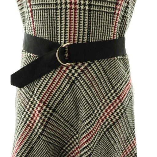 エムズグレイシー M'S GRACY チェック Vネック ノースリーブ