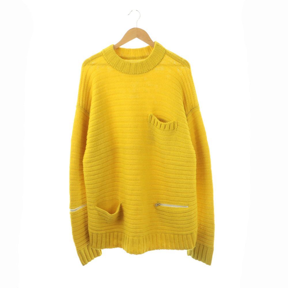 美品 sacai　ケーブルニット セーター サカイ sacai ケーブル編みクルーネックプルオーバーニット セーター