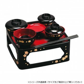 仏膳 5.5寸 黒(内朱) 蒔絵 桜 430755045x011 - メルカリ