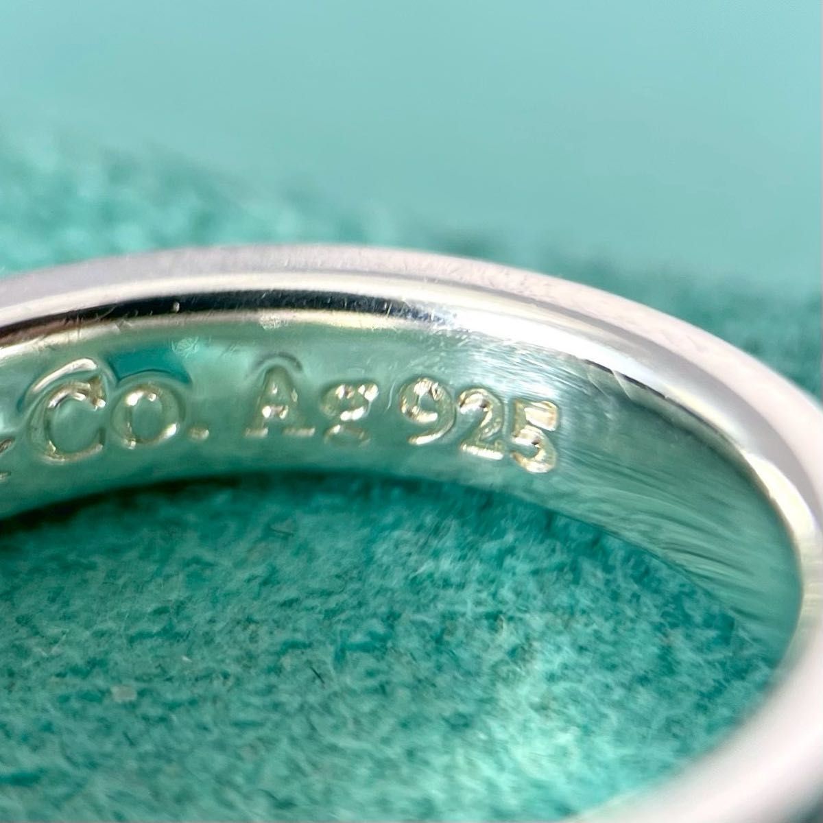 ティファニー 9号 モンタナサファイア 2P ナロー リング YQ11fe - メルカリ