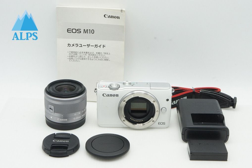 良品 Canon キヤノン EOS M10 レンズキット (EF-M 15-45mm F3.5-6.3 IS