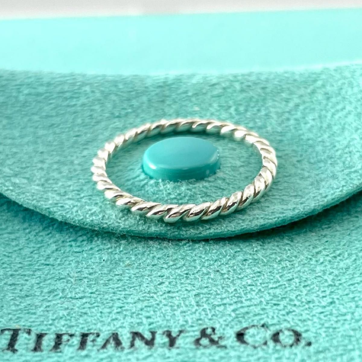 ティファニー 希少 16号 ツイスト スクリュー リング 925 P119fe
