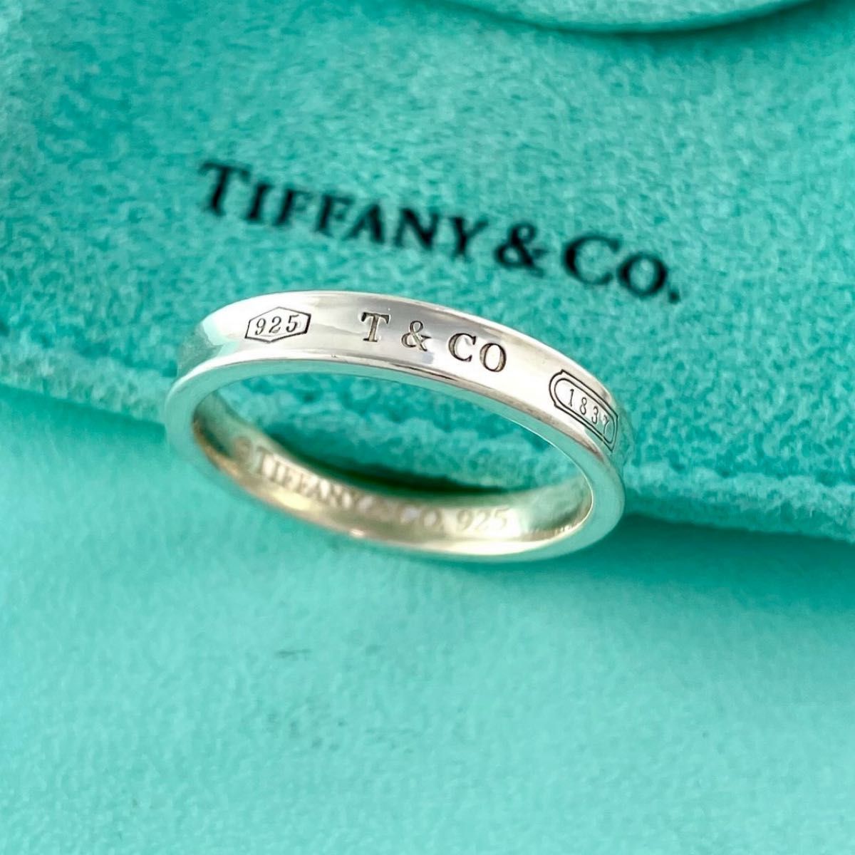 ティファニー 希少 25号 ナローリング 1837 925 YO1fe - メルカリ