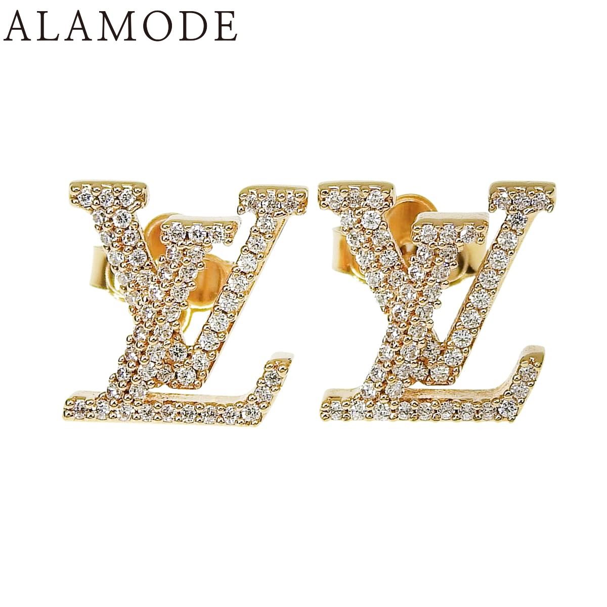 LOUIS VUITTON(ルイ・ヴィトン) ピアス・LV アイコニック ストラス