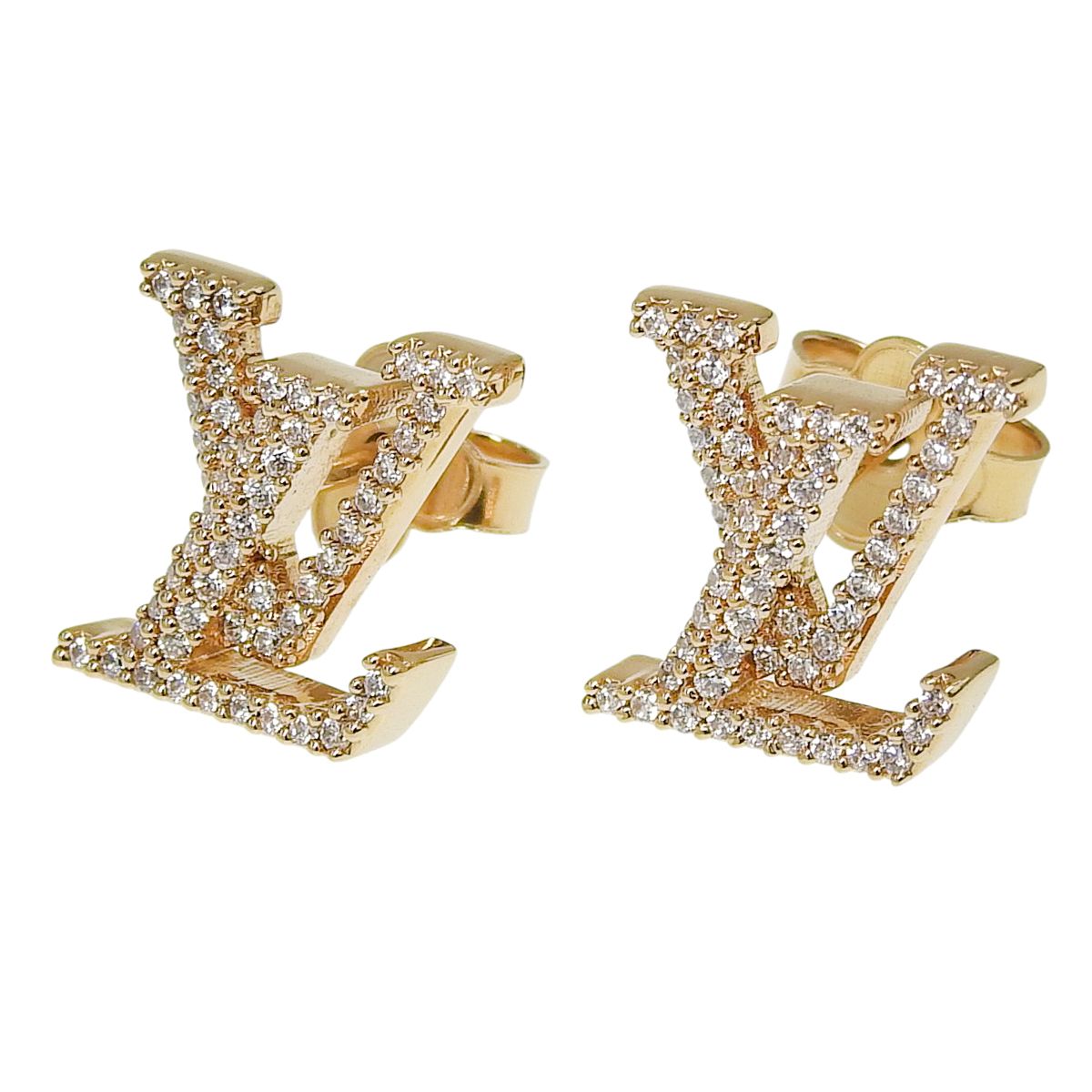 LOUIS VUITTON(ルイ・ヴィトン) ピアス・LV アイコニック ストラス