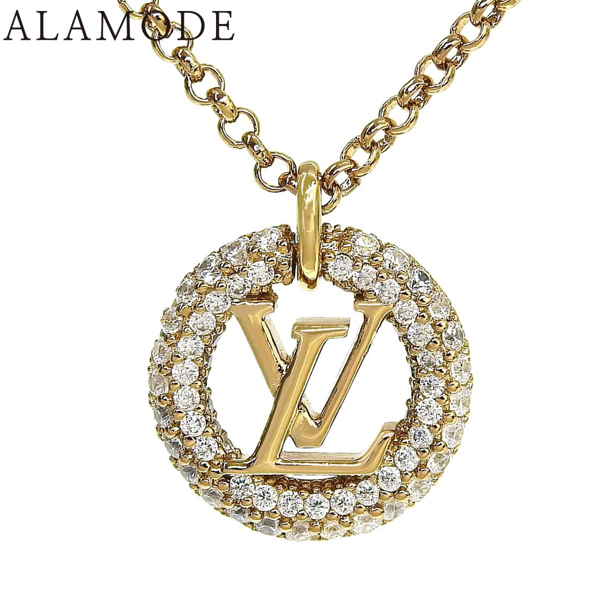 極美品 LOUIS VUITTON コリエルイーズパイナイト ネックレス すぐ届く